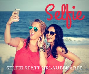 Selfie aus dem Urlaub