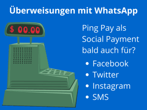 Social Payment mit WhatsApp