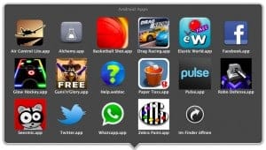 WhatsApp im Mac Dock über AndroidApps von Bluestacks