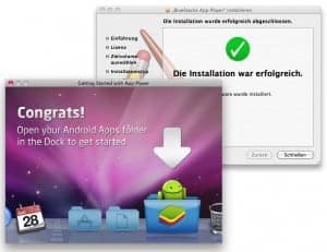 Congrats Bluestacks Mac Installation erfolgreich